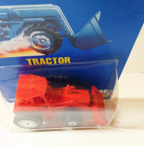Hot Wheels Collector #145 Tractor Construction Red Diecast Toy 1992 - TulipStuff