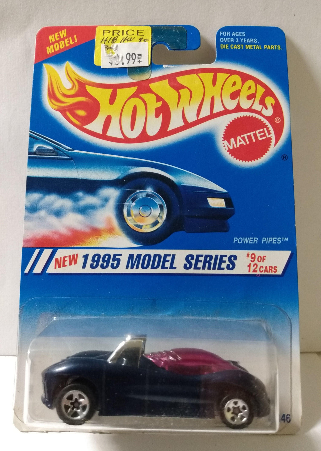 Hot Wheels 1995 Model Series Power Pipes Collector #349 sp5 - TulipStuff