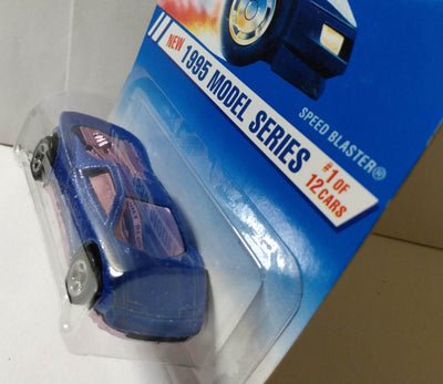 Hot Wheels 1995 Model Series Speed Blaster Collector 343 Blue sp5 - TulipStuff