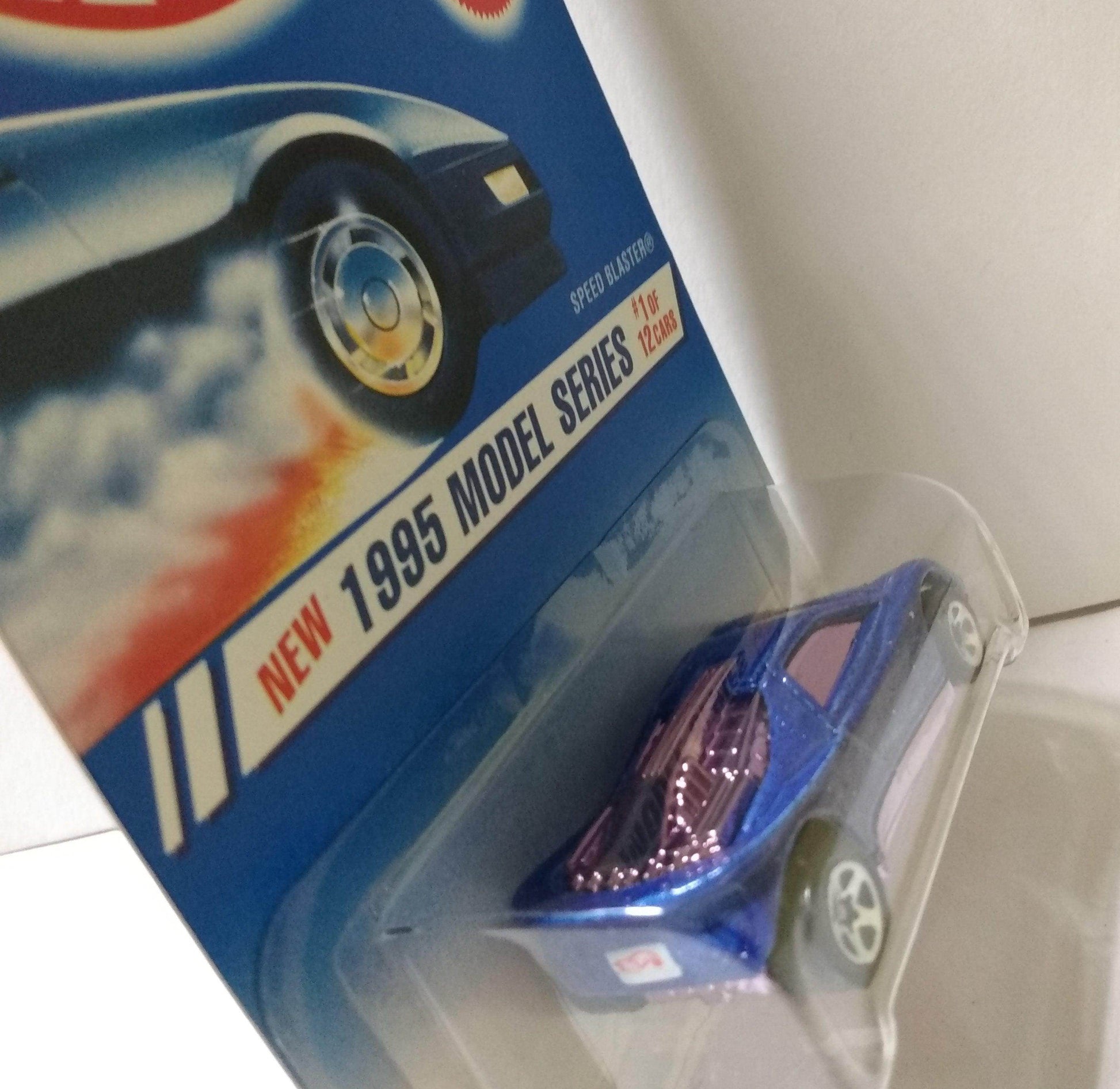 Hot Wheels 1995 Model Series Speed Blaster Collector 343 Blue sp5 - TulipStuff
