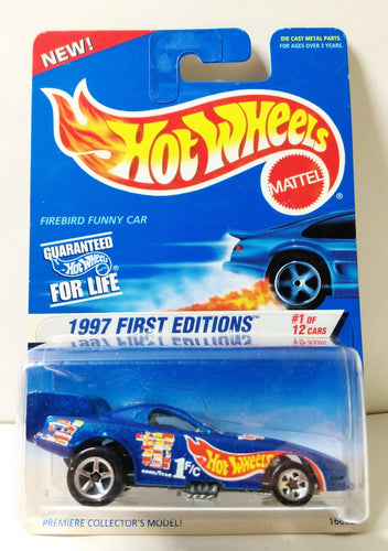 Hot Wheels 1997 First Editions Firebird Funny Car Collector #509 - TulipStuff