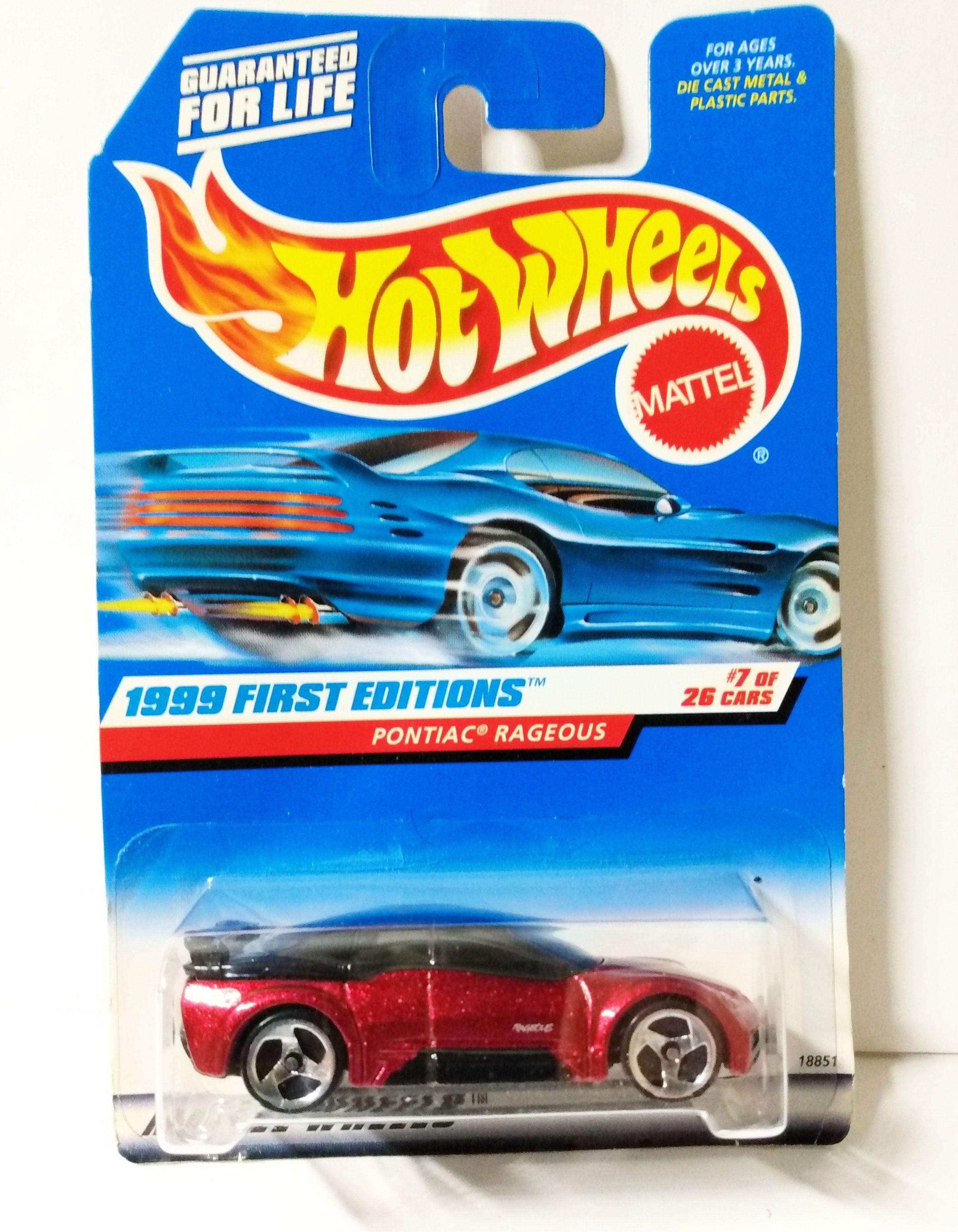 Hot Wheels 1999 First Editions Pontiac Rageous Collector #675 – TulipStuff