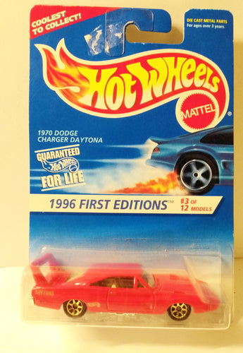 Hot Wheels 1996 First Editions 1970 Dodge Daytona Charger #382 - TulipStuff