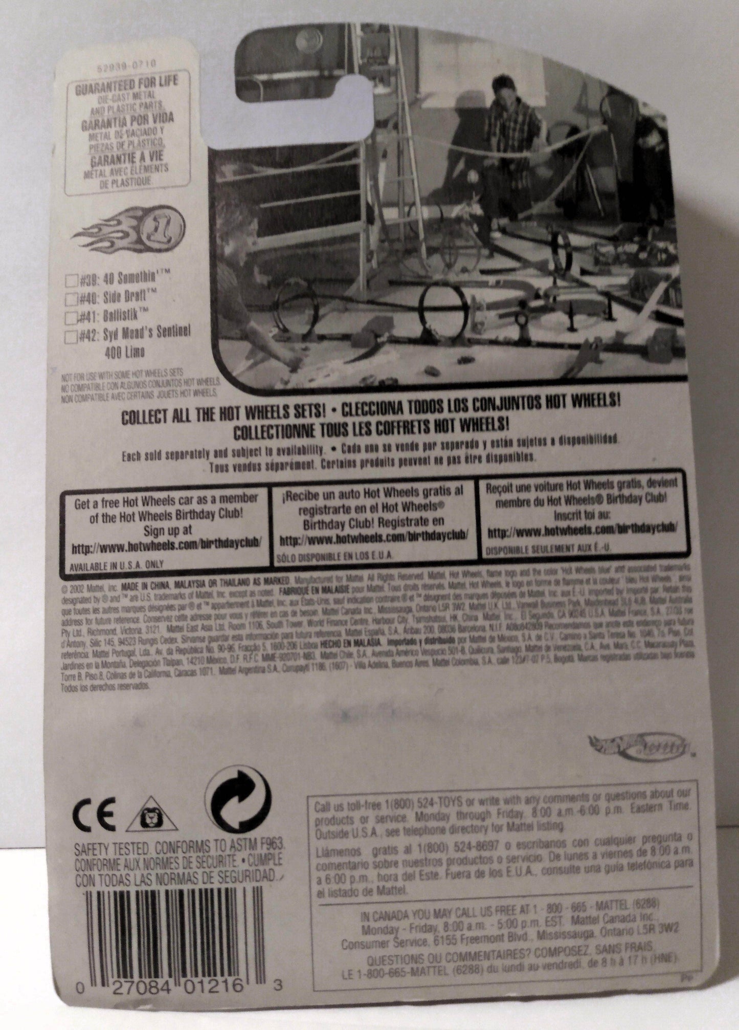 Hot Wheels 2002 First Editions Ballistik Collector #053 - TulipStuff