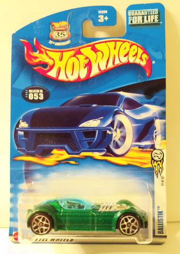 Hot Wheels 2002 First Editions Ballistik Collector #053 - TulipStuff