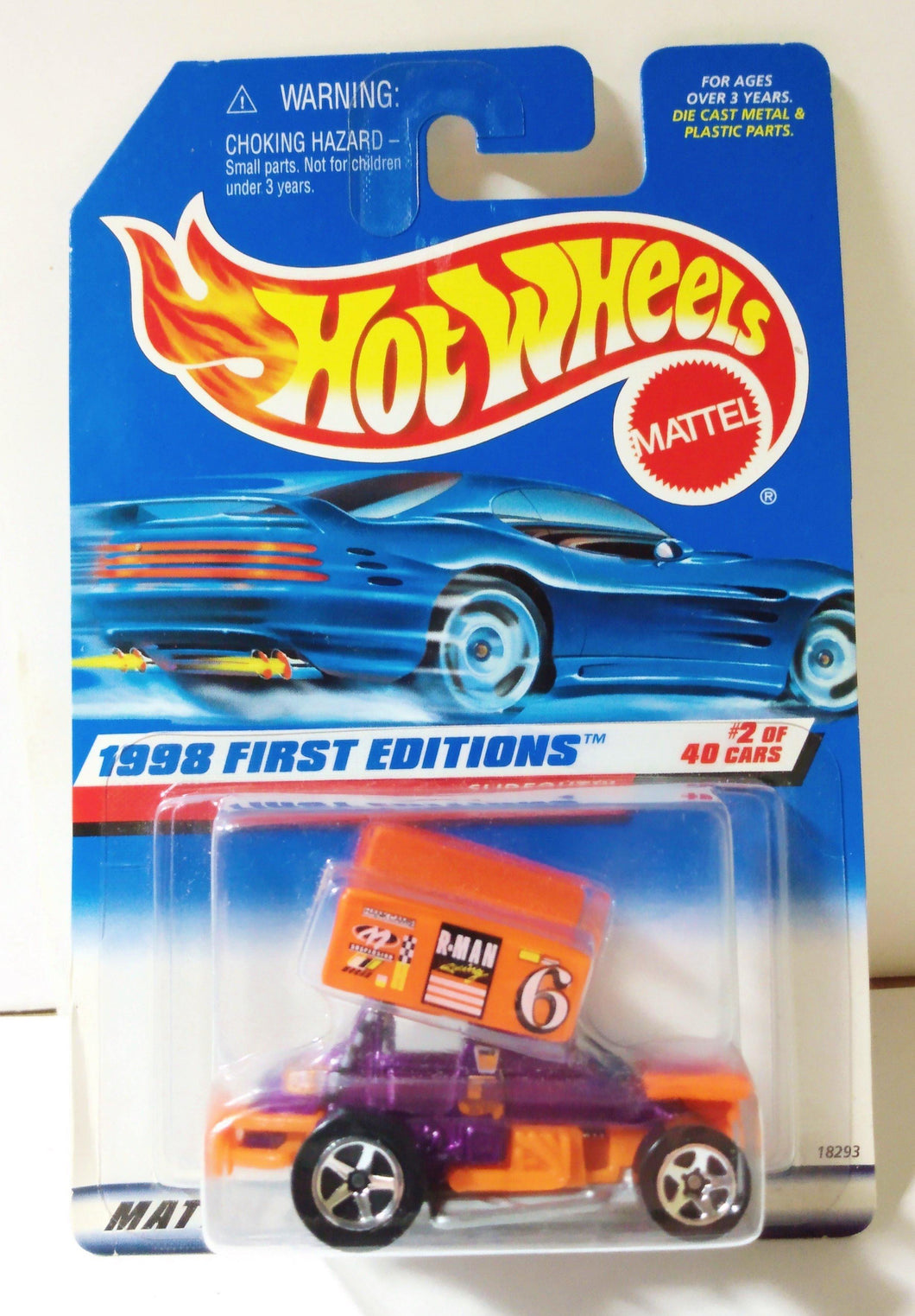 Hot Wheels 1998 First Editions Slideout Sprint Car Collector 640 - TulipStuff