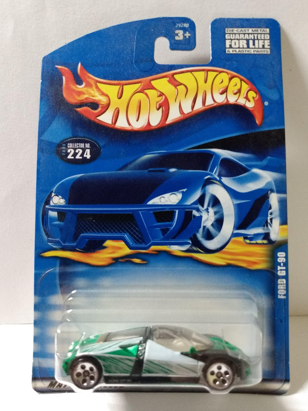 Hot Wheels 2000 Collector #224 Ford GT-90 Racing Car - TulipStuff