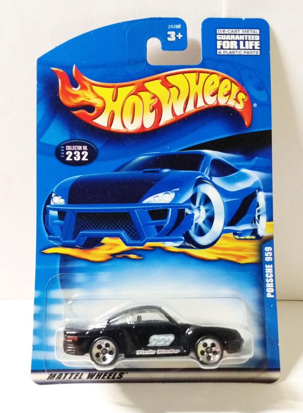 Hot Wheels 2000 Collector #232 Porsche 959 German Sports Car - TulipStuff