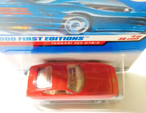 Hot Wheels 2000 First Editions Ferrari 365 GTB/4 Collector #061 - TulipStuff