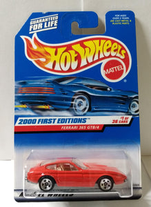 Hot Wheels 2000 First Editions Ferrari 365 GTB/4 Collector #061 - TulipStuff
