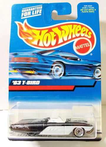 Hot Wheels 2000 Collector #130 '63 T-Bird Ford Thunderbird Convertible - TulipStuff