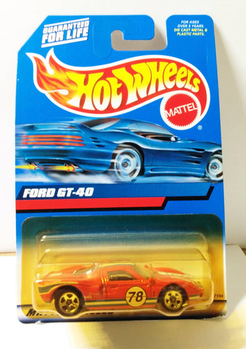 Hot Wheels 2000 Collector #139 Ford GT-40 Racing Car 5sp China - TulipStuff