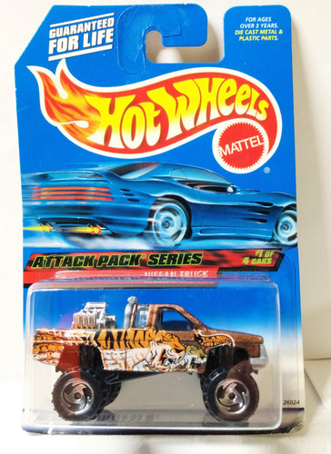 Hot Wheels Attack Pack Series Nissan Hardbody Truck 2000 #021 - TulipStuff