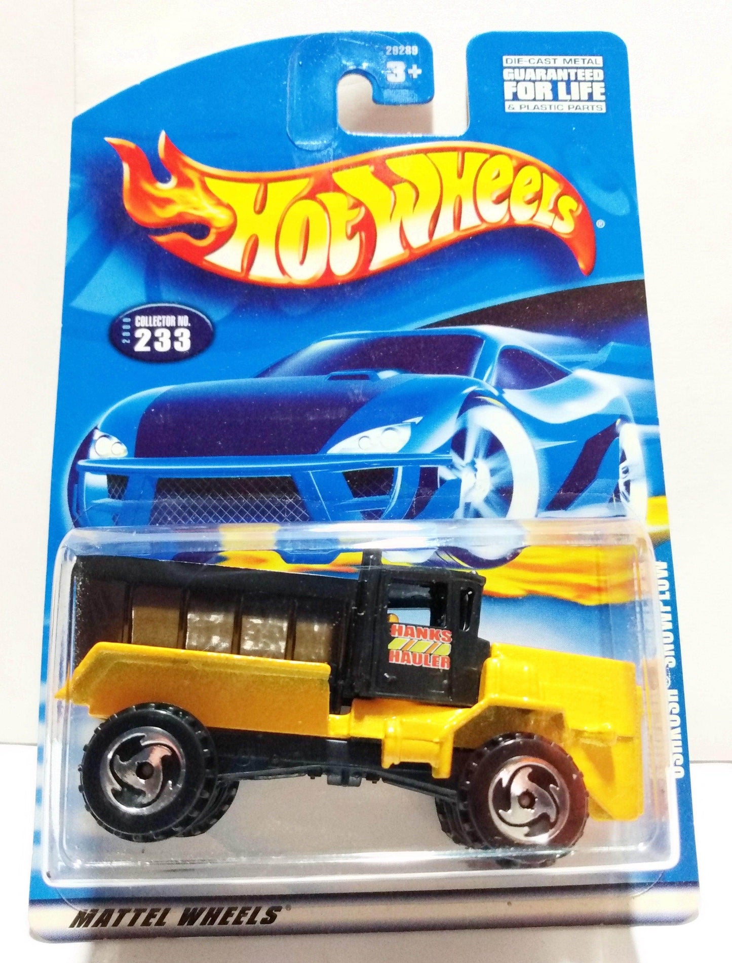 Hot Wheels 2000 Collector #233 Oshkosh Snowplow Hank's Hauler - TulipStuff