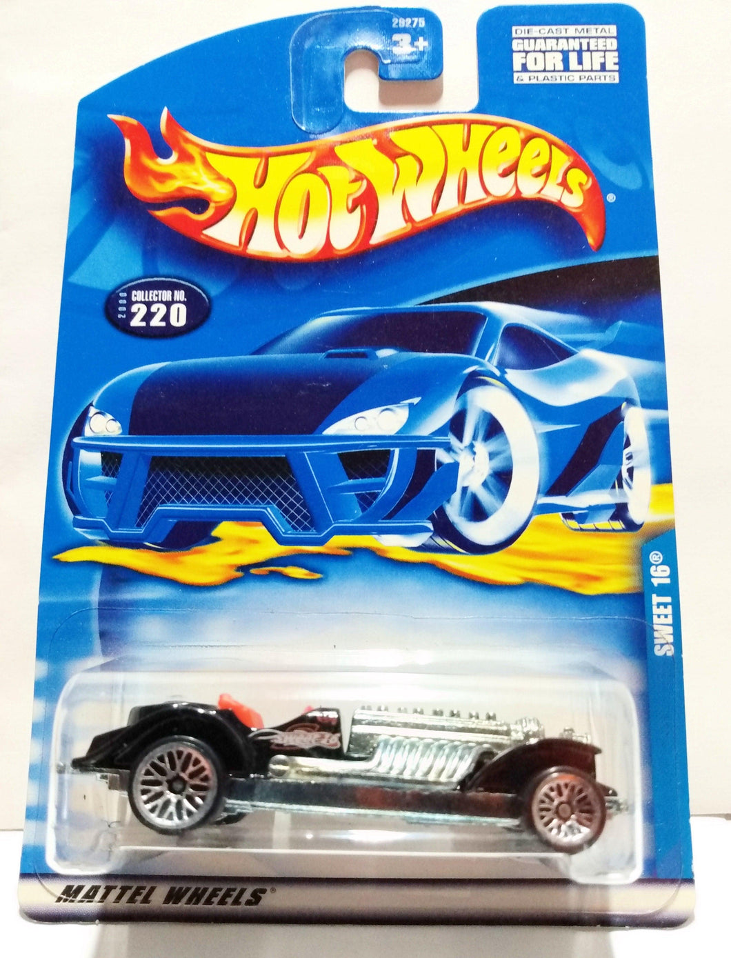 Hot Wheels 2000 Collector #220 Sweet 16 Convertible Roadster - TulipStuff