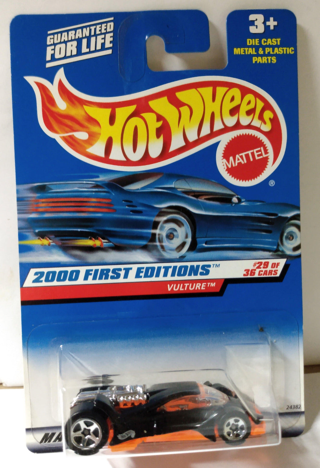 Hot Wheels 2000 First Editions Vulture Diecast Car 5sp - TulipStuff
