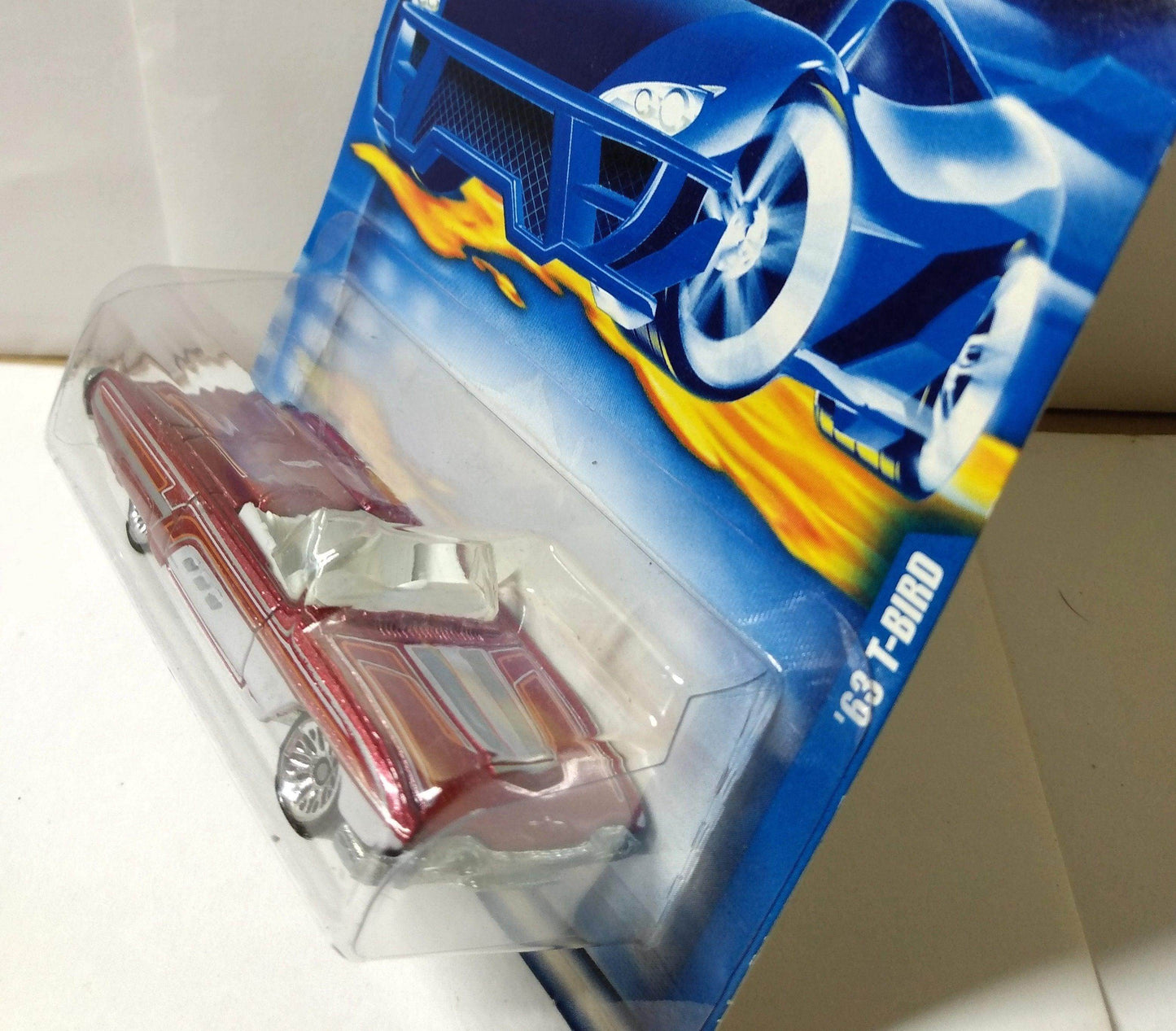Hot Wheels 2001 Collector #142 '63 T-Bird Ford Thunderbird Convertible - TulipStuff