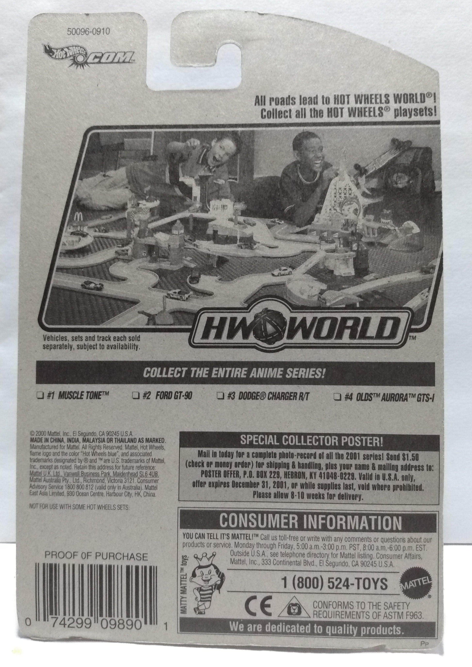 Hot Wheels Anime Series Muscle Tone Concept Sports Car  2001 #061 - TulipStuff