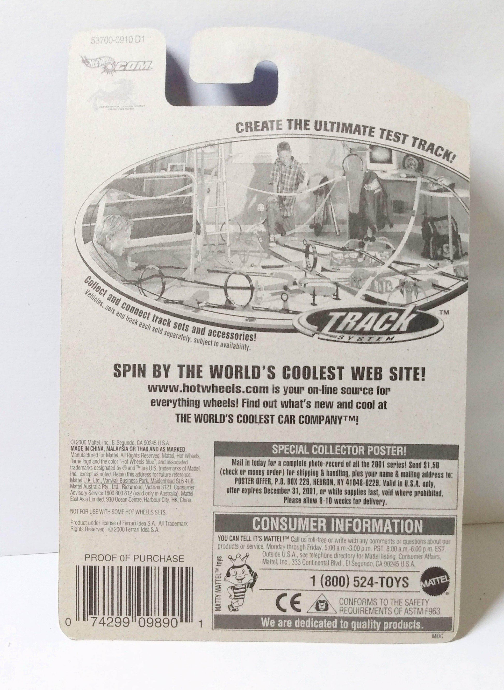 Hot Wheels 2001 Collector #157 Ferrari 333 SP - TulipStuff