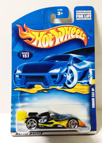 Hot Wheels 2001 Collector #157 Ferrari 333 SP - TulipStuff