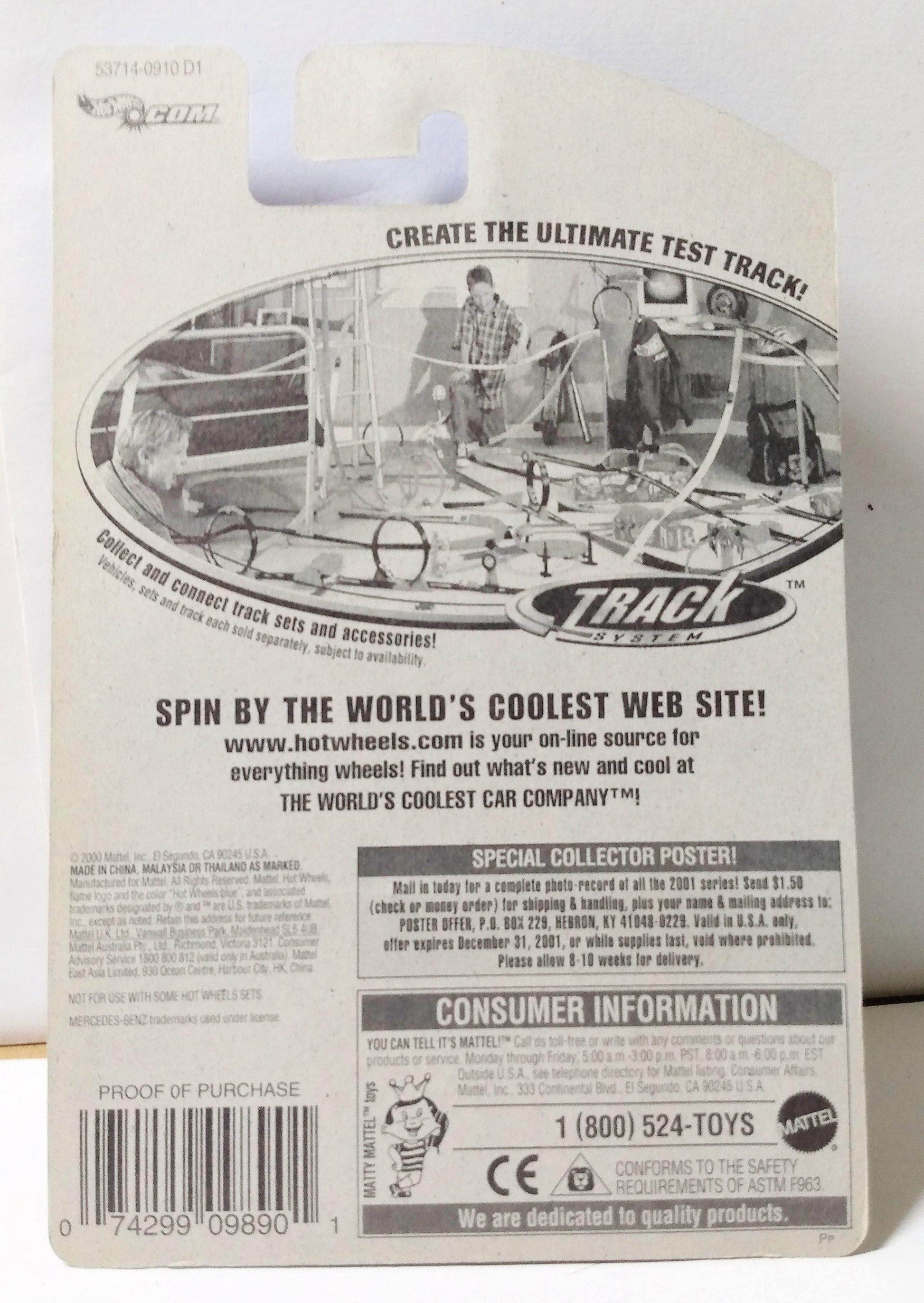 Hot Wheels 2001 Collector #171 Mercedes C-Class Diecast Luxury Car - TulipStuff