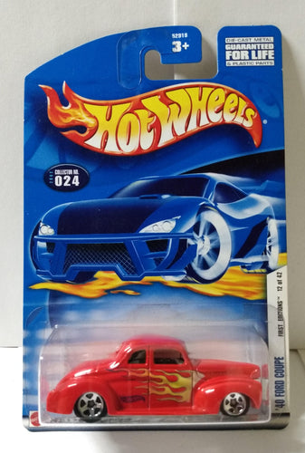 Hot Wheels 2002 First Editions Collector #024 '40 Ford Coupe - TulipStuff