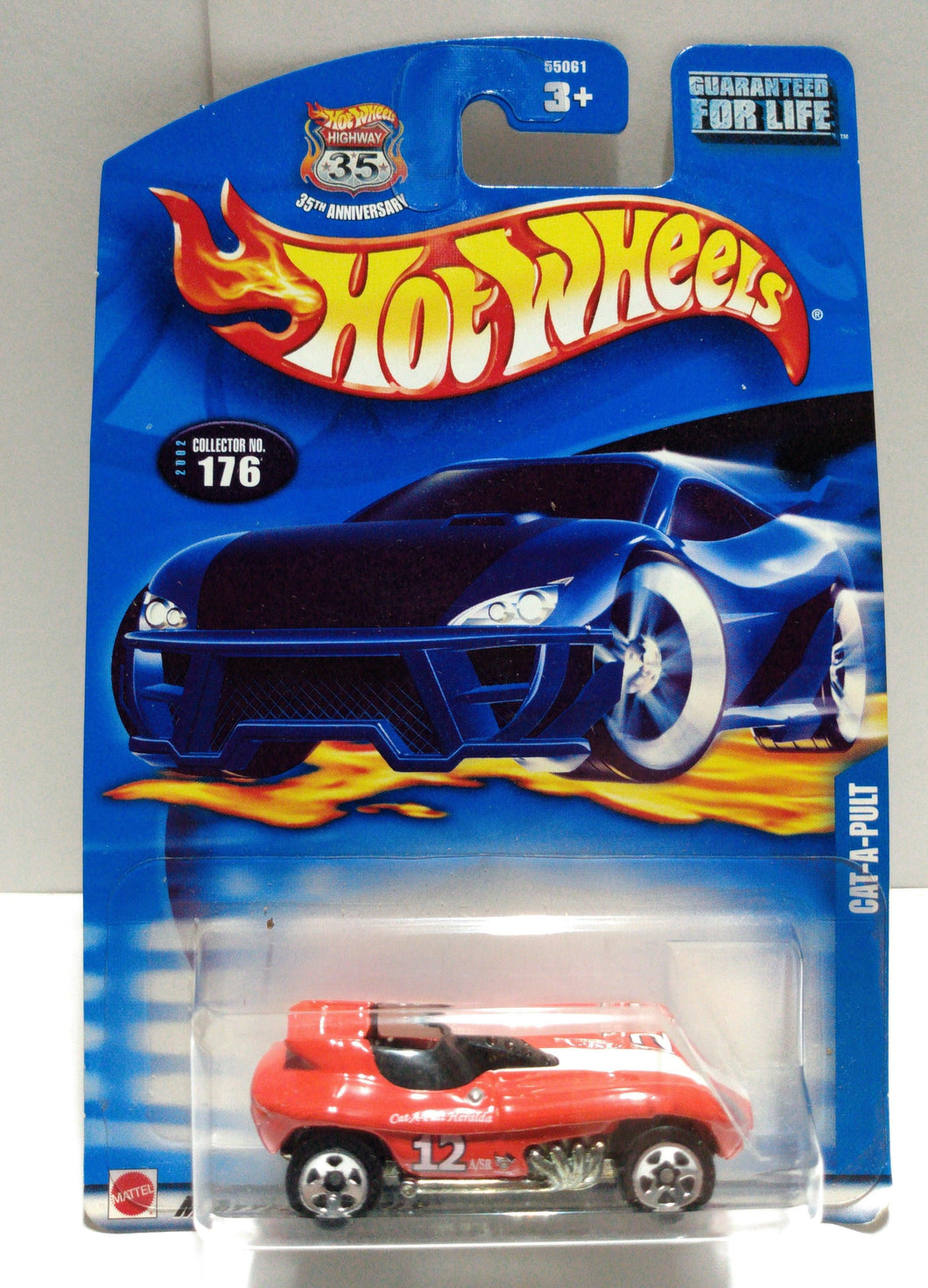Hot Wheels 2002 Collector #176 Cat-A-Pult Race Car - TulipStuff
