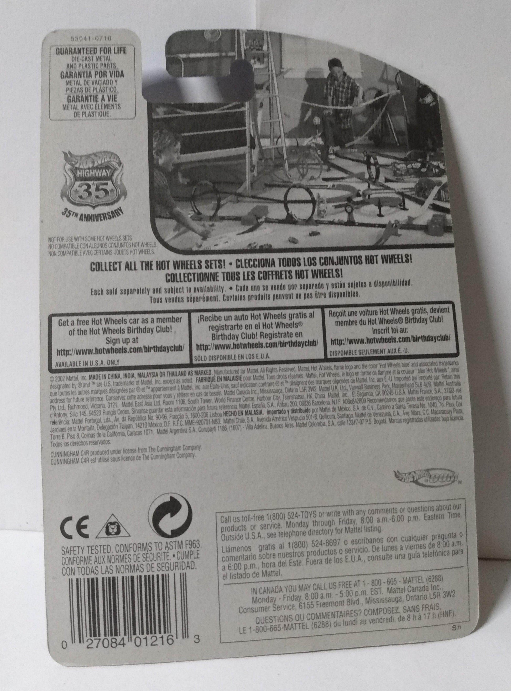 Hot Wheels 2002 Collector #156 Cunningham C4R Race Car - TulipStuff