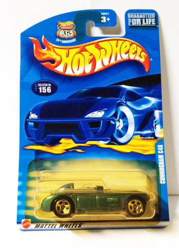 Hot Wheels 2002 Collector #156 Cunningham C4R Race Car - TulipStuff