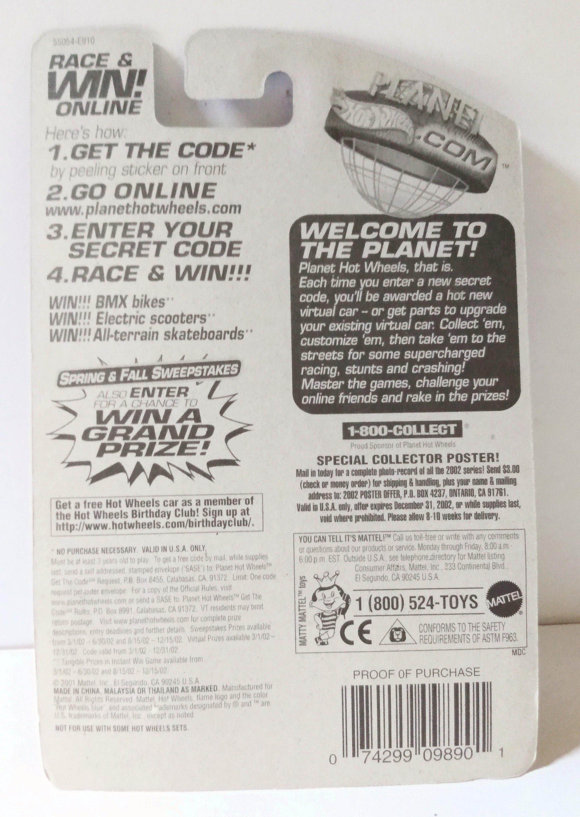 Hot Wheels 2002 Collector #169 Enforcer Military Sprint Buggy - TulipStuff