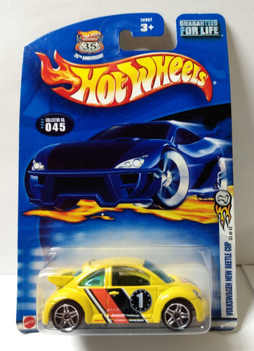 Hot Wheels 2002 First Editions Volkswagen New Beetle Cup Collector 045 - TulipStuff