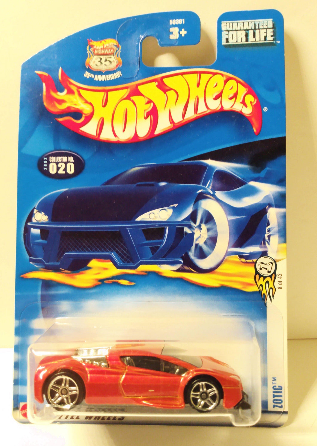 Hot Wheels 2003 First Editions Zotic Collector #020 - TulipStuff