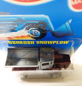 Hot Wheels Collector #201 Oshkosh Snowplow Fresno Feed 1997 - TulipStuff