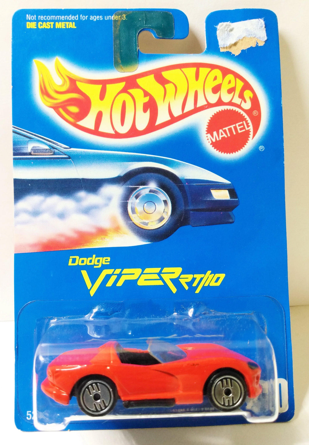 Hot Wheels Collector #210 Dodge Viper RT/10 Red Ultrahots Diecast Sports Car 1992 - TulipStuff