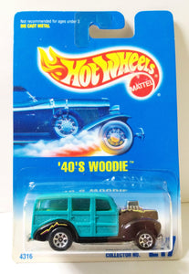 Hot Wheels Collector #217 '40's Woodie Wagon sp7 1995 - TulipStuff