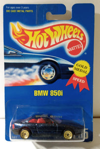 Hot Wheels Collector #255 BMW 850i 1996 Gold Medal Speed gbbs - TulipStuff