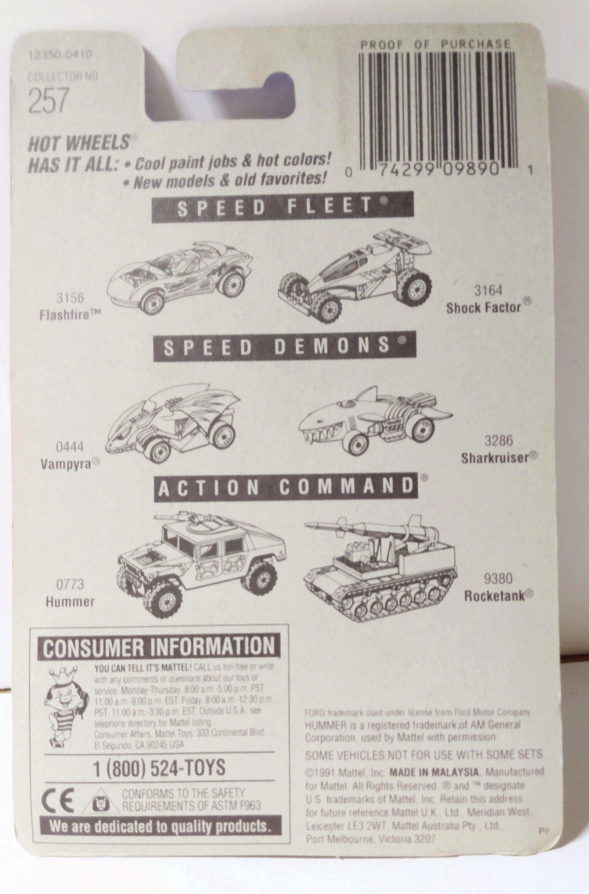 Hot Wheels Collector #257 Ford 3-Window '34 Coupe 1997 - TulipStuff