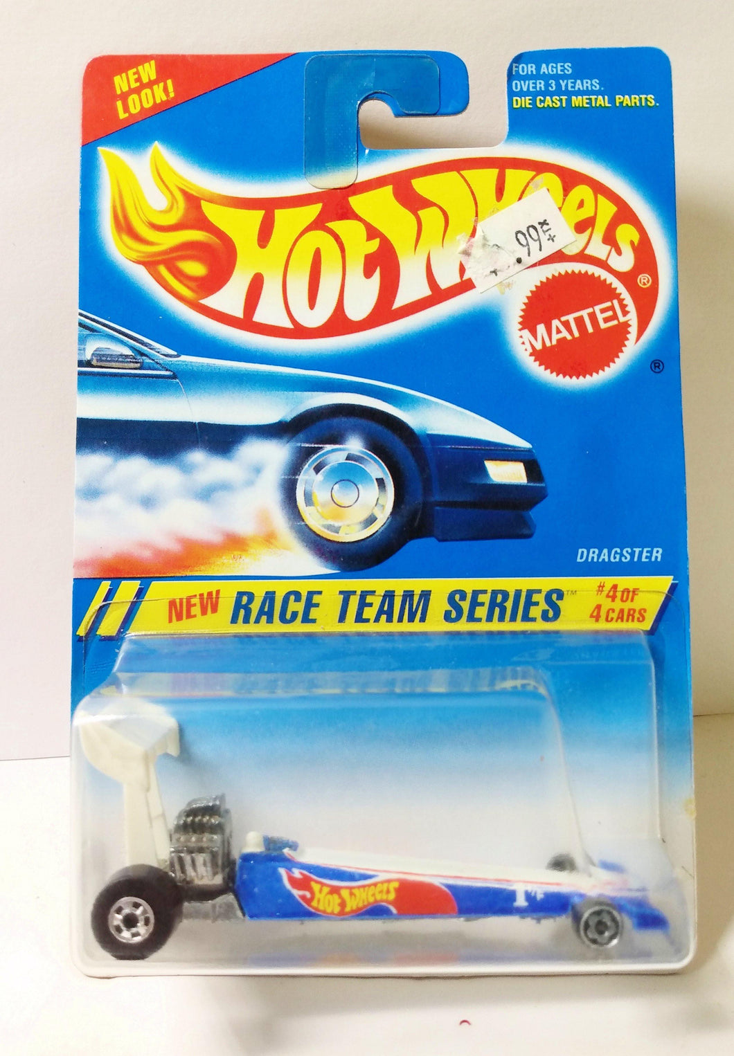 Hot Wheels Race Team Series Dragster Collector #278 bw 1995 - TulipStuff