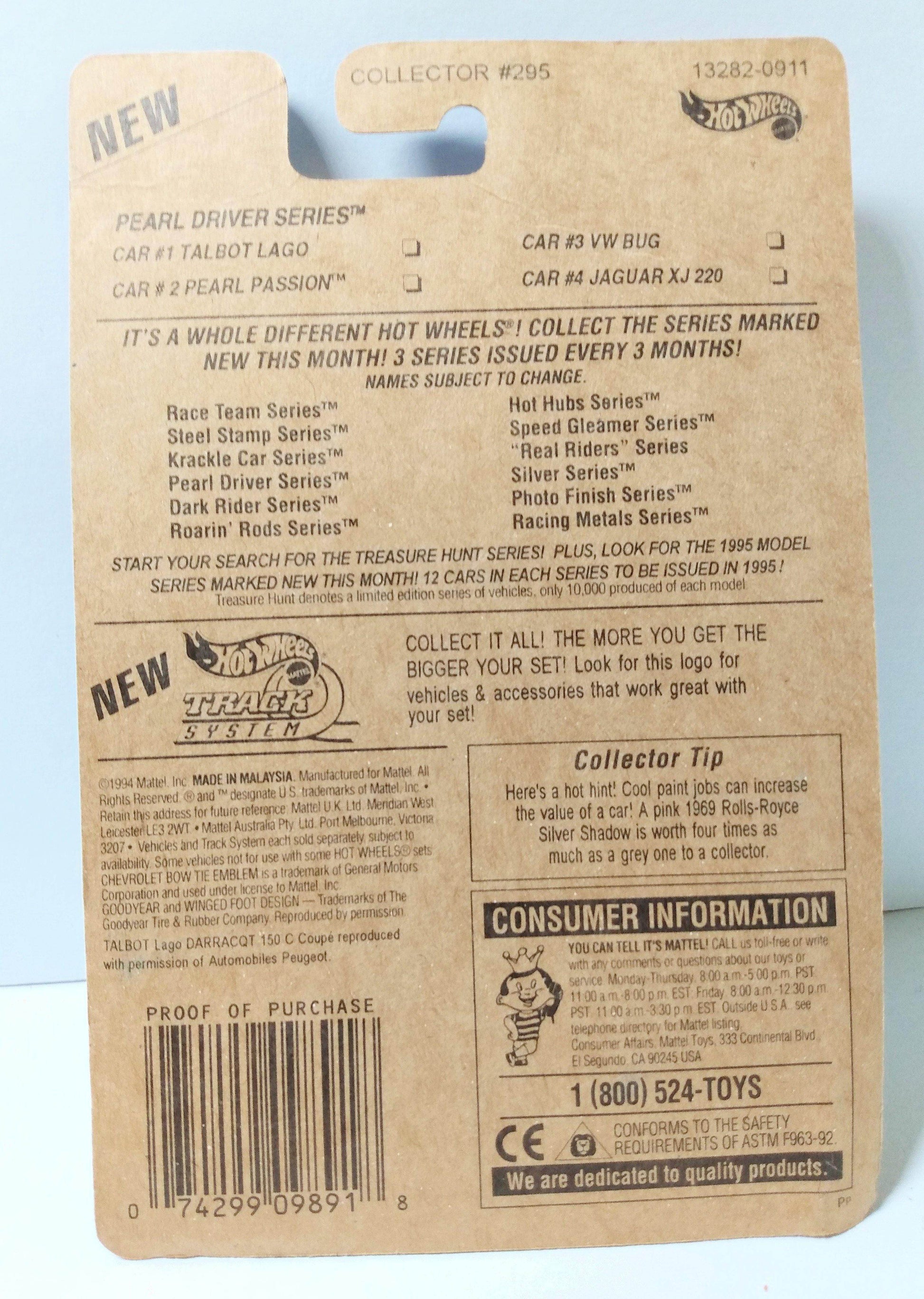 Hot Wheels Pearl Driver Series Talbot Lago ww 1995 - TulipStuff