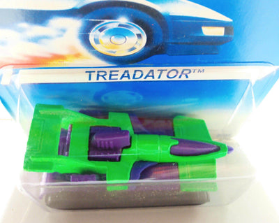 Hot Wheels no. 3035 Treadator Tank 1994 Canada International Card - TulipStuff