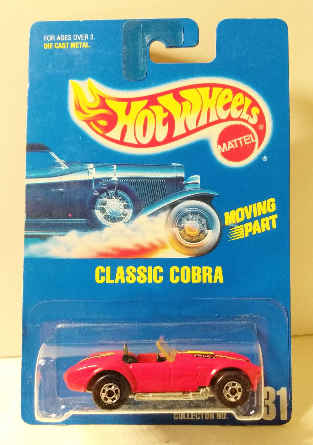 Hot Wheels Collector #31 Classic Cobra Shelby 1991 bw - TulipStuff
