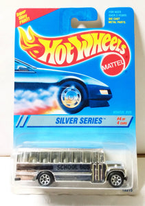 Hot Wheels Silver Series Collector #328 School Bus 1995 - TulipStuff