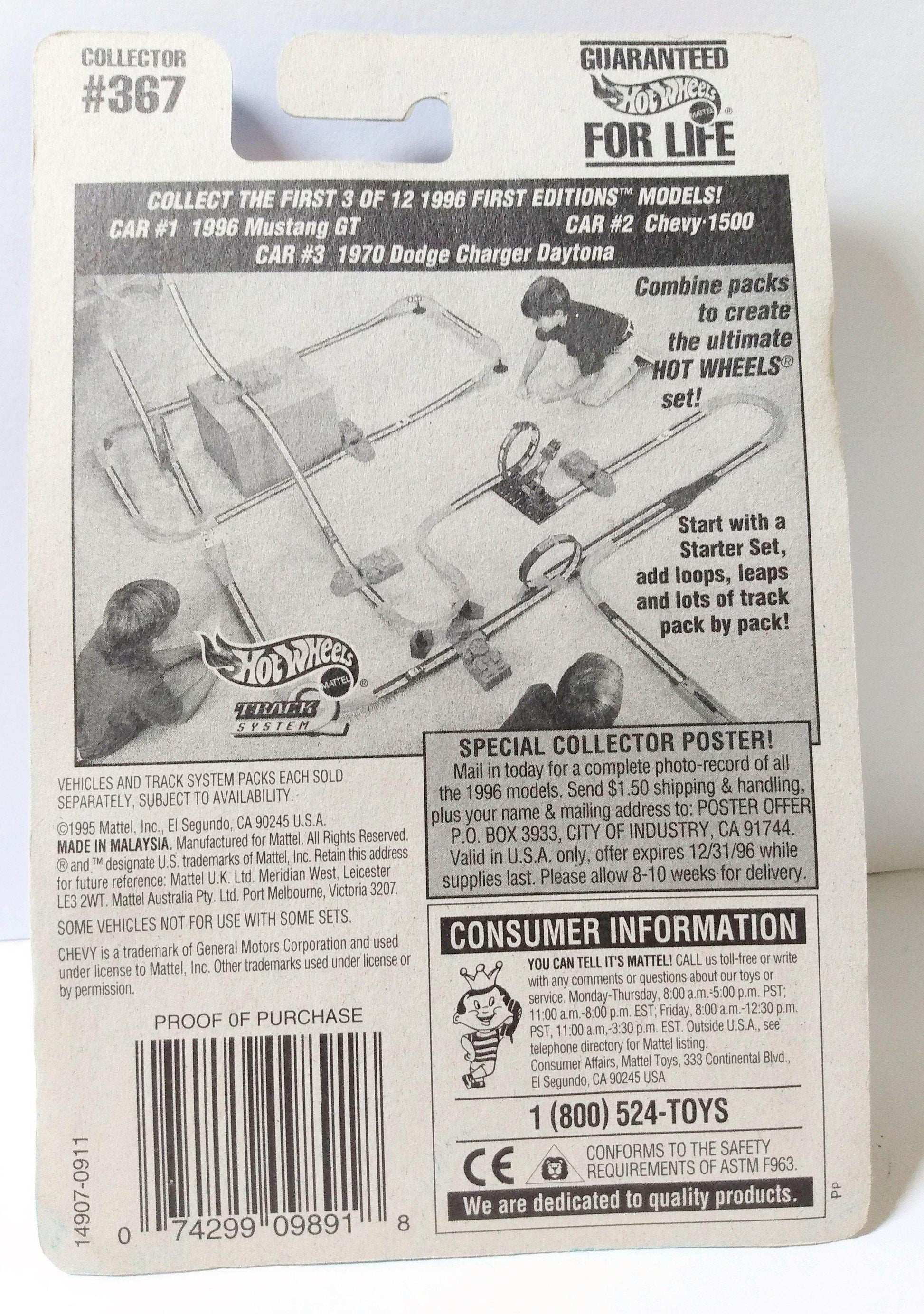 Hot Wheels 1996 First Editions Chevy 1500 Collector #367 - TulipStuff