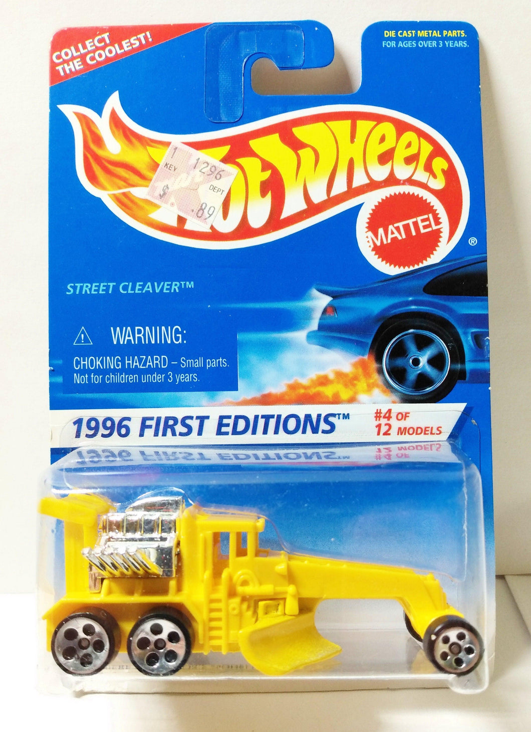 Hot Wheels 1996 First Editions Street Cleaver Collector #373 - TulipStuff