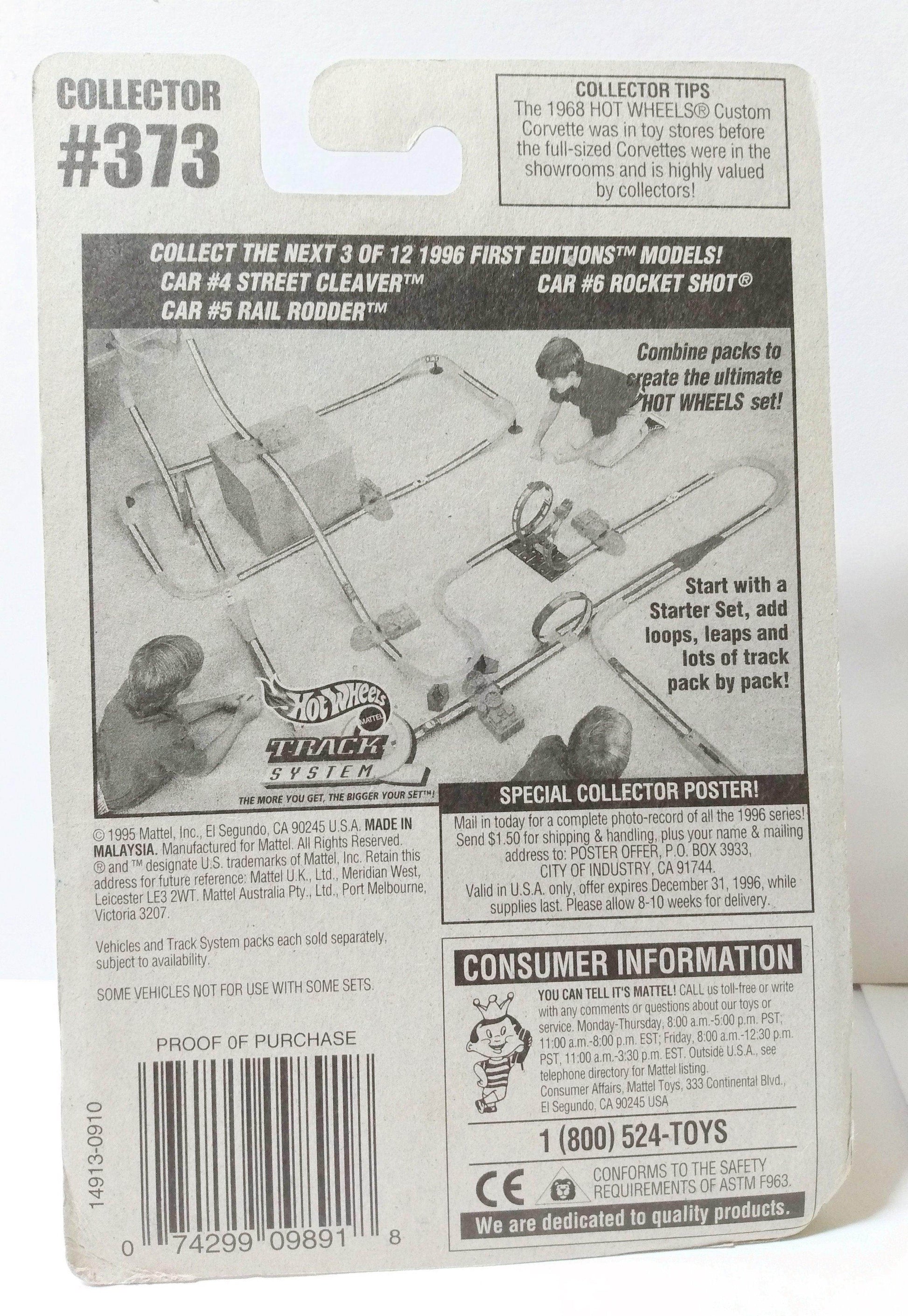 Hot Wheels 1996 First Editions Street Cleaver Collector #373 - TulipStuff