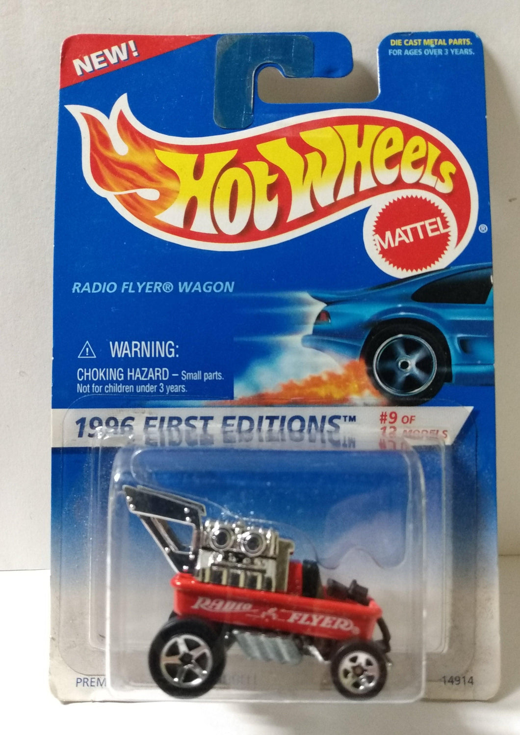 Hot Wheels 1996 First Editions Radio Flyer Wagon Collector #374 - TulipStuff
