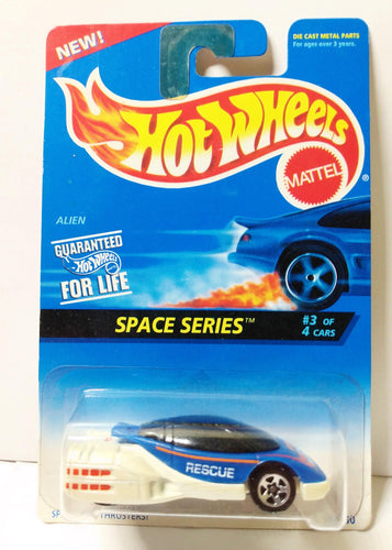 Hot Wheels Space Series Collector #390 Alien Concept Car 1995 - TulipStuff