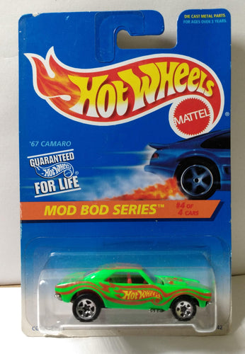 Hot Wheels Mod Bod Series '67 Camaro Collector #399 1996 - TulipStuff