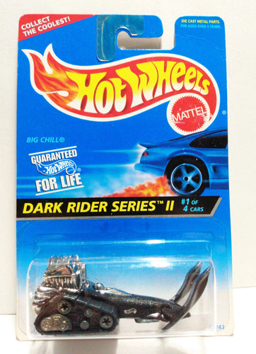 Hot Wheels Dark Rider Series II Big Chill Snowmobile Collector 400 - TulipStuff