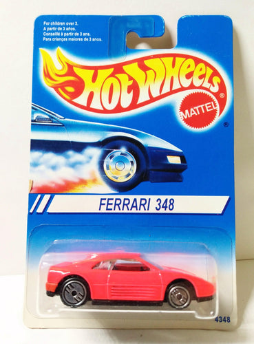 Hot Wheels 4348 Ferrari 348 Canada International Card 1994 uh pink - TulipStuff